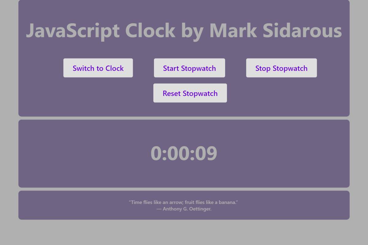 Clocks